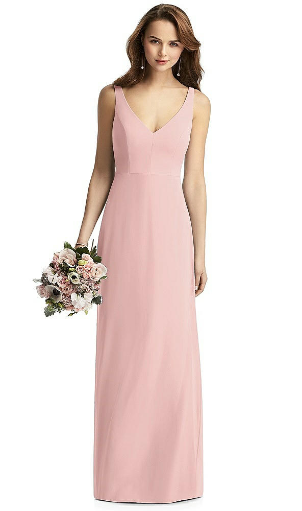 Front View - Rose - PANTONE Rose Quartz Thread Bridesmaid Style Peyton