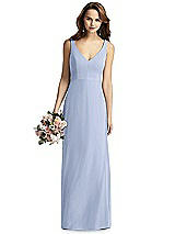 Front View Thumbnail - Sky Blue Thread Bridesmaid Style Peyton