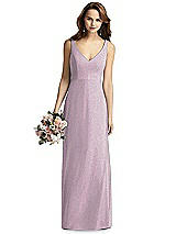 Front View Thumbnail - Suede Rose Silver Thread Bridesmaid Style Peyton