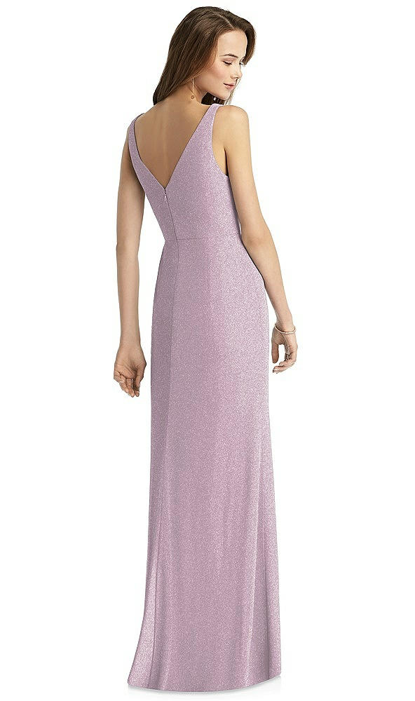 Back View - Suede Rose Silver Thread Bridesmaid Style Peyton