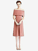 Alt View 3 Thumbnail - Desert Rose Loop Convertible Midi Dress