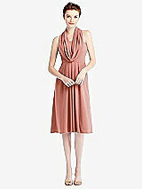 Alt View 7 Thumbnail - Desert Rose Loop Convertible Midi Dress