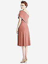 Rear View Thumbnail - Desert Rose Loop Convertible Midi Dress