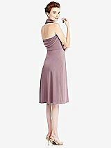 Alt View 6 Thumbnail - Dusty Rose Loop Convertible Midi Dress
