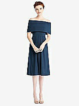 Alt View 3 Thumbnail - Sofia Blue Loop Convertible Midi Dress