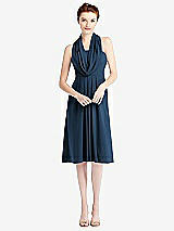 Alt View 7 Thumbnail - Sofia Blue Loop Convertible Midi Dress