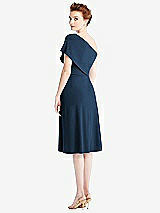 Rear View Thumbnail - Sofia Blue Loop Convertible Midi Dress