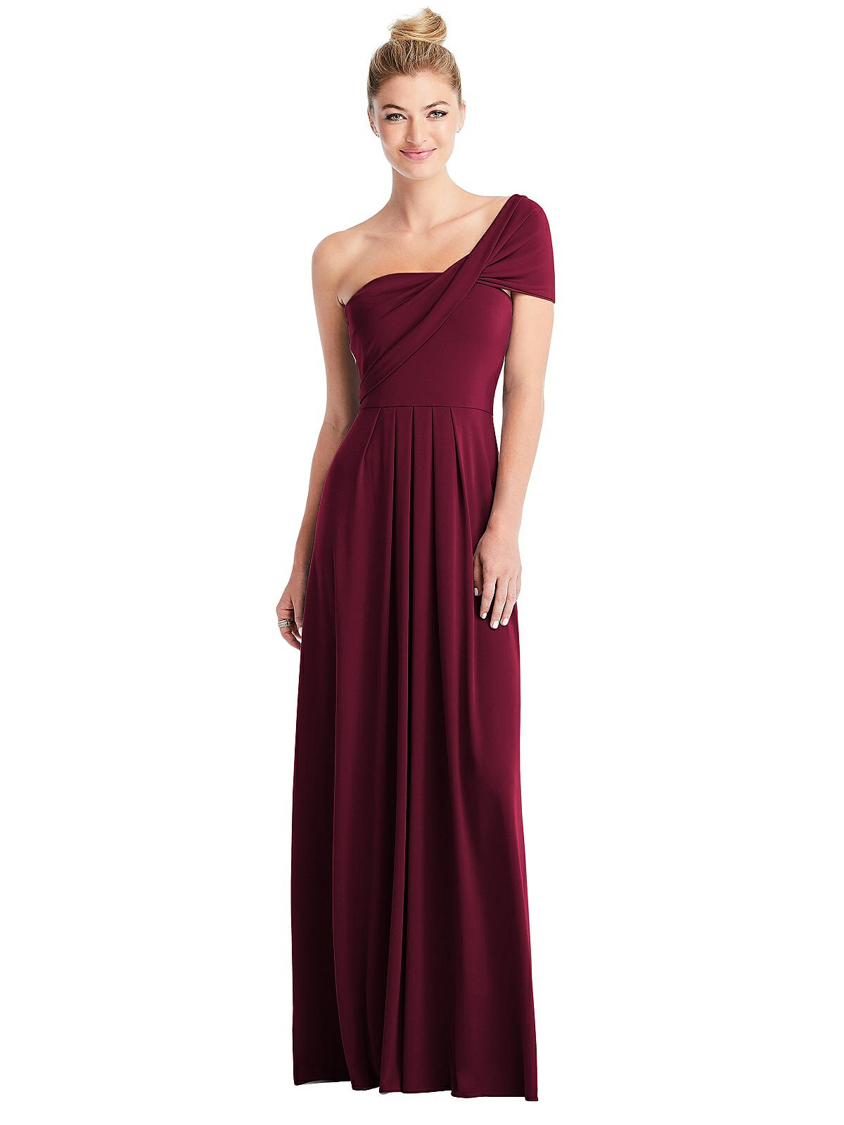 david s bridal maroon dress