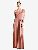 Front View Thumbnail - Desert Rose Loop Convertible Maxi Dress