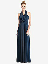 Alt View 7 Thumbnail - Sofia Blue Loop Convertible Maxi Dress