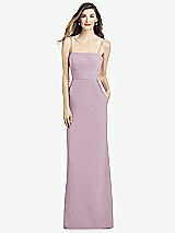 Alt View 1 Thumbnail - Suede Rose Spaghetti Strap A-line Crepe Dress with Pockets