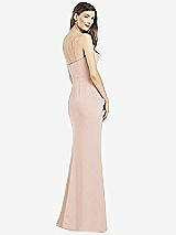 Rear View Thumbnail - Cameo Spaghetti Strap A-line Crepe Dress with Pockets