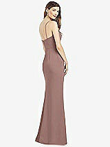 Rear View Thumbnail - Sienna Spaghetti Strap A-line Crepe Dress with Pockets