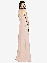 Rear View Thumbnail - Cameo Criss Cross Back Crepe Halter Dress with Pockets