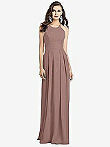 Alt View 1 Thumbnail - Sienna Criss Cross Back Crepe Halter Dress with Pockets