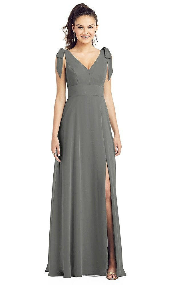 Front View - Charcoal Gray Thread Bridesmaid UKTH018