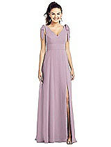 Front View Thumbnail - Suede Rose Thread Bridesmaid UKTH018