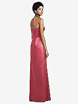 Rear View Thumbnail - Nectar Sweetheart Strapless Pleated Skirt Dress with Pockets