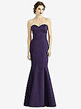 Front View Thumbnail - Concord Sweetheart Strapless Satin Mermaid Dress
