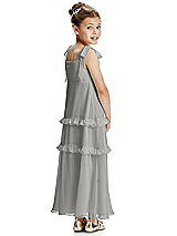 Rear View Thumbnail - Chelsea Gray Flower Girl Dress FL4071