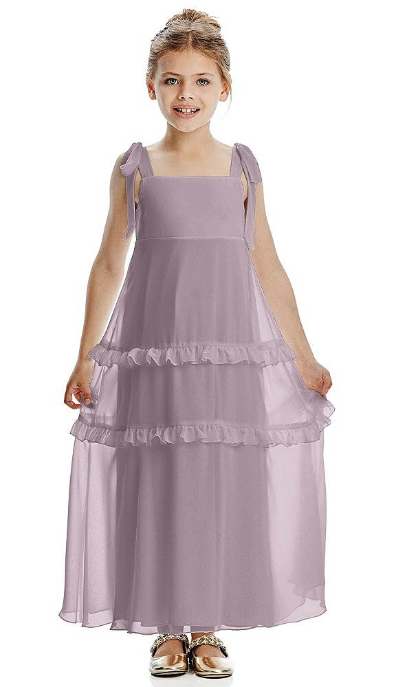 Front View - Lilac Dusk Flower Girl Dress FL4071