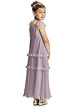 Rear View Thumbnail - Lilac Dusk Flower Girl Dress FL4071