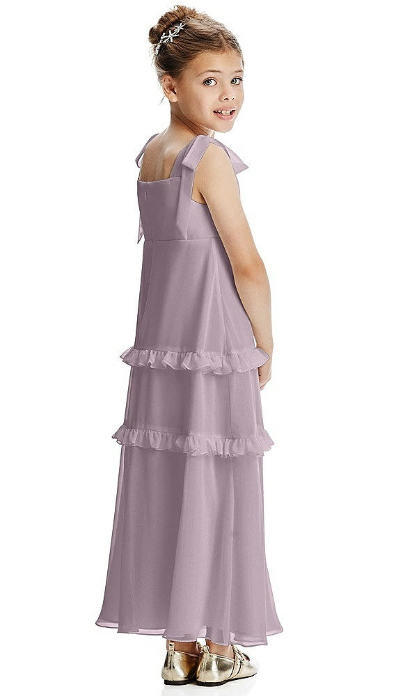 Back View - Lilac Dusk Flower Girl Dress FL4071