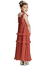 Rear View Thumbnail - Amber Sunset Flower Girl Dress FL4071