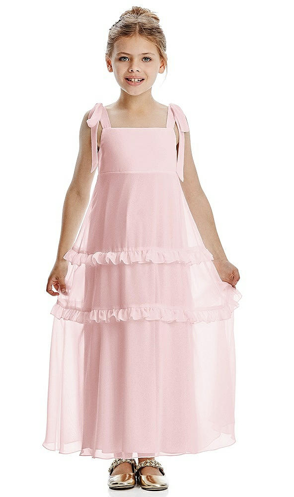 Front View - Ballet Pink Flower Girl Dress FL4071