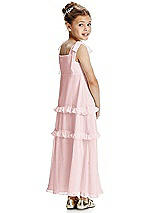 Rear View Thumbnail - Ballet Pink Flower Girl Dress FL4071