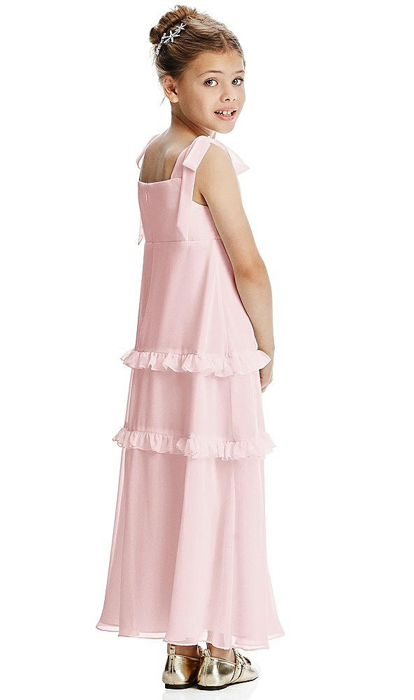 Back View - Ballet Pink Flower Girl Dress FL4071