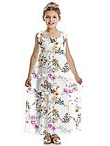 Front View Thumbnail - Butterfly Botanica Ivory Flower Girl Dress FL4071
