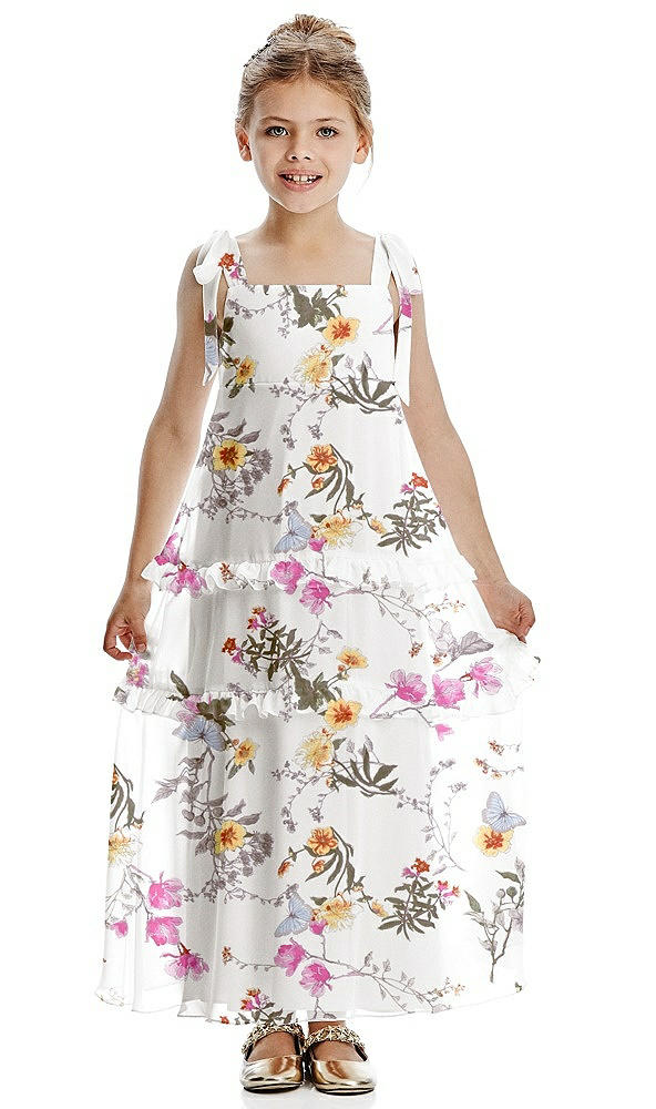 Front View - Butterfly Botanica Ivory Flower Girl Dress FL4071