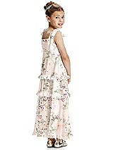 Rear View Thumbnail - Blush Garden Flower Girl Dress FL4071