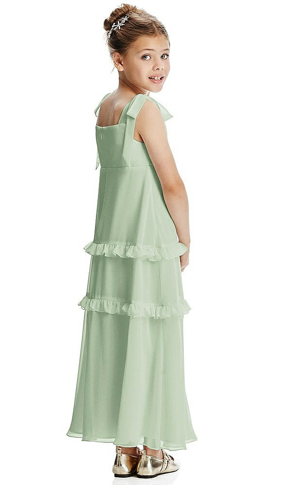 Back View - Celadon Flower Girl Dress FL4071