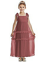 Front View Thumbnail - English Rose Flower Girl Dress FL4071