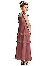 Rear View Thumbnail - English Rose Flower Girl Dress FL4071