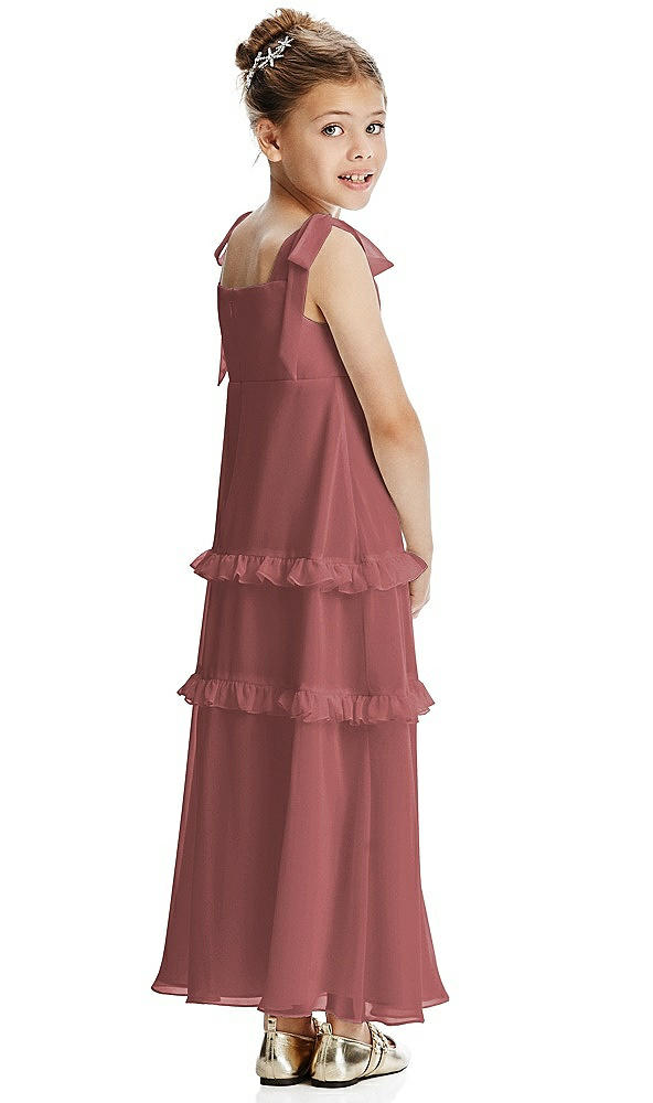 Back View - English Rose Flower Girl Dress FL4071