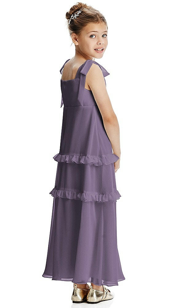 Back View - Lavender Flower Girl Dress FL4071