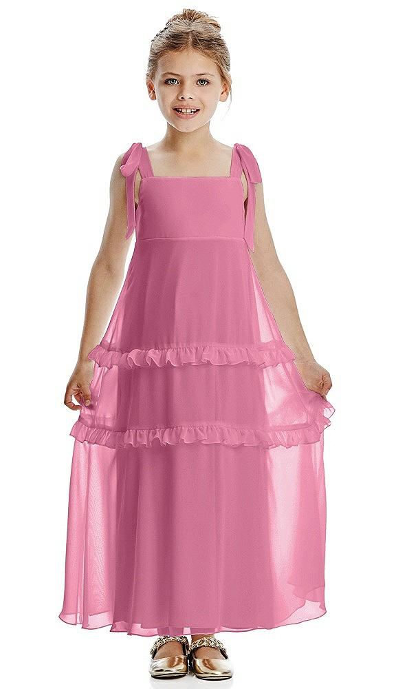 Front View - Orchid Pink Flower Girl Dress FL4071