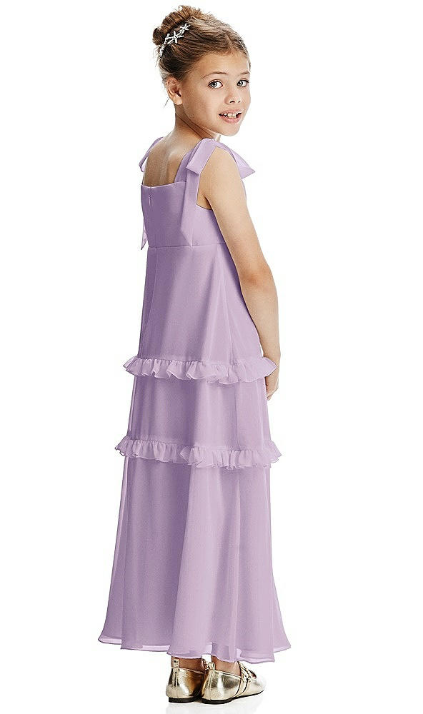 Back View - Pale Purple Flower Girl Dress FL4071