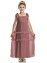 Front View Thumbnail - Rosewood Flower Girl Dress FL4071