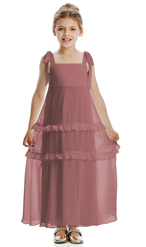 Front View - Rosewood Flower Girl Dress FL4071