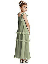Rear View Thumbnail - Sage Flower Girl Dress FL4071