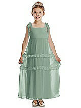 Front View Thumbnail - Seagrass Flower Girl Dress FL4071