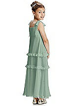 Rear View Thumbnail - Seagrass Flower Girl Dress FL4071
