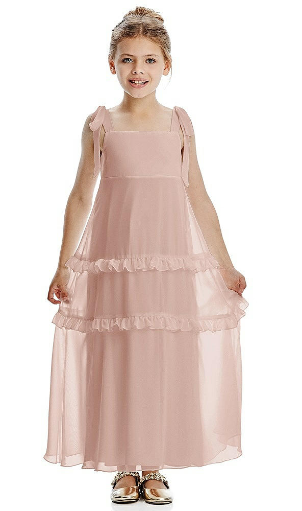 Front View - Toasted Sugar Flower Girl Dress FL4071