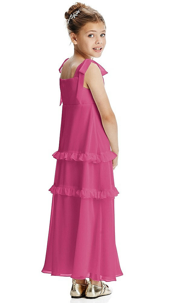 Back View - Tea Rose Flower Girl Dress FL4071