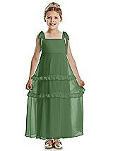 Front View Thumbnail - Vineyard Green Flower Girl Dress FL4071