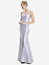 Front View Thumbnail - Silver Dove Bustier Bodice Satin Trumpet Gown
